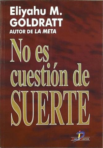 Portada del libro No es cuestión de suerte.
